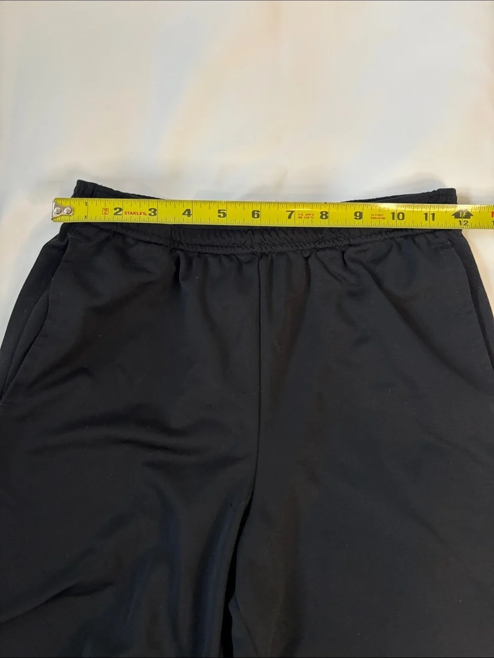 Nike Black Athletic Shorts with White Swoosh -414sku